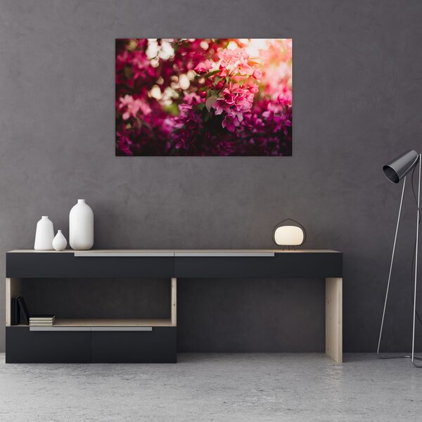 Slika cvijetova procvalog grma (90x60 cm)