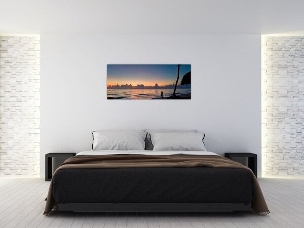 Slika žene na plaži (120x50 cm)