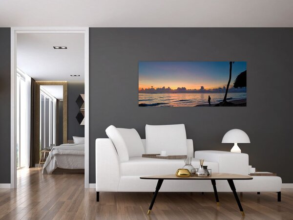 Slika žene na plaži (120x50 cm)