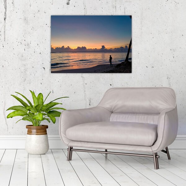 Slika žene na plaži (70x50 cm)