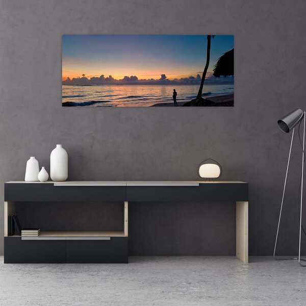 Slika žene na plaži (120x50 cm)