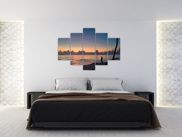 Slika žene na plaži (150x105 cm)