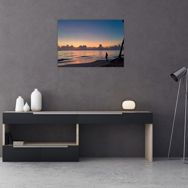 Slika žene na plaži (70x50 cm)