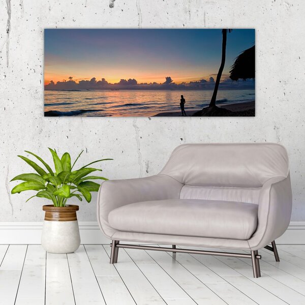 Slika žene na plaži (120x50 cm)