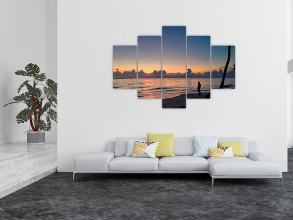 Slika žene na plaži (150x105 cm)