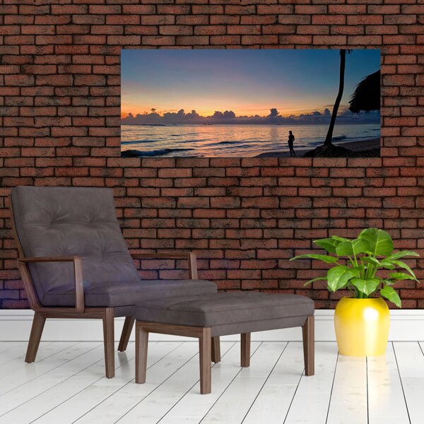 Slika žene na plaži (120x50 cm)
