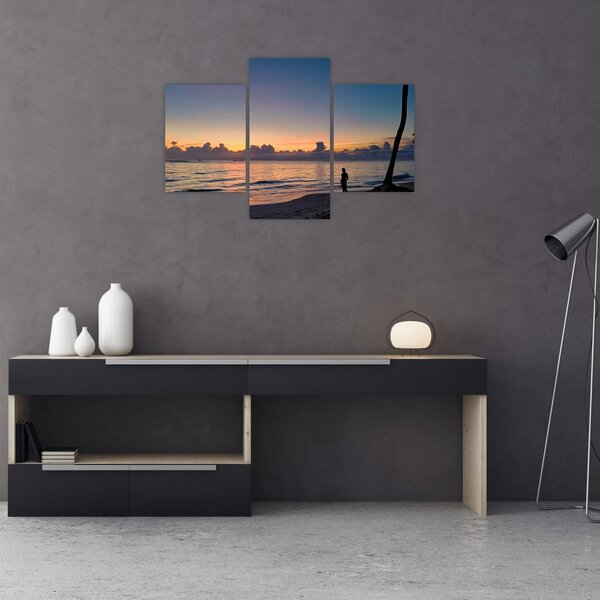 Slika žene na plaži (90x60 cm)