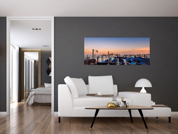 Slika - talijanske gondole (120x50 cm)