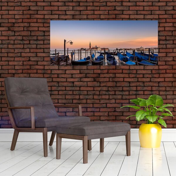 Slika - talijanske gondole (120x50 cm)
