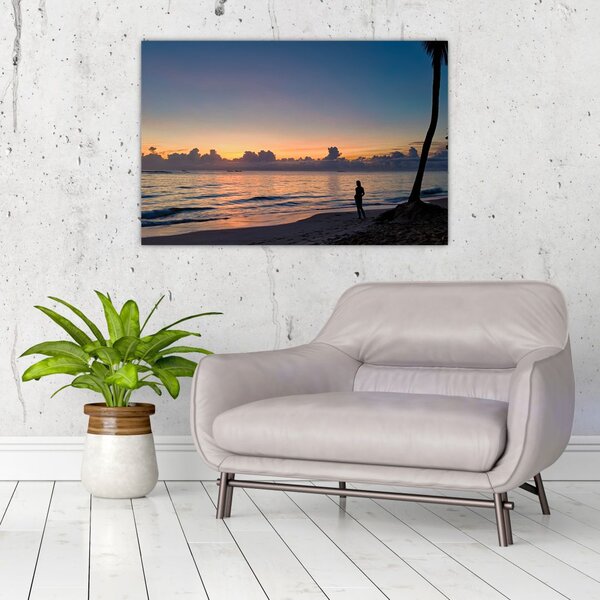 Slika žene na plaži (90x60 cm)