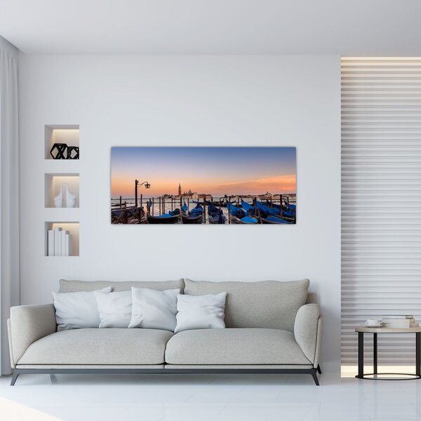 Slika - talijanske gondole (120x50 cm)