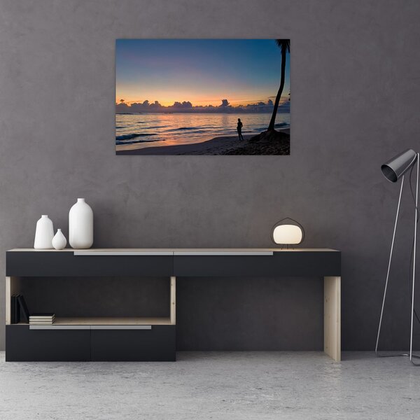 Slika žene na plaži (90x60 cm)