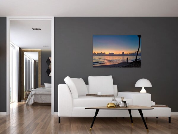 Slika žene na plaži (90x60 cm)