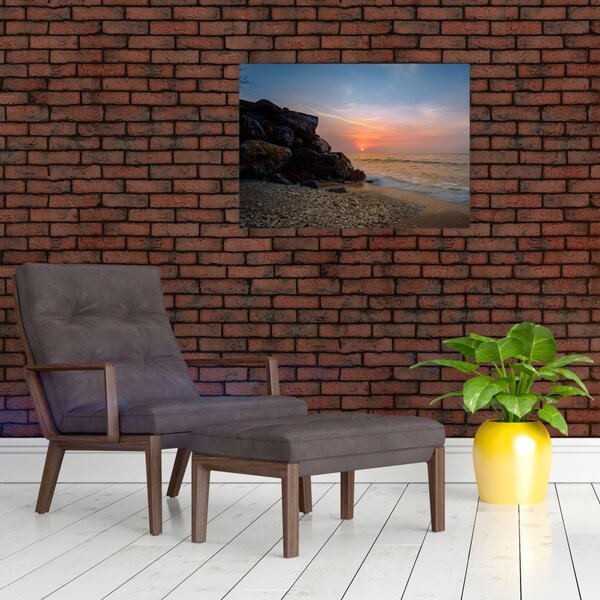 Slika zalaska sunca na plaži (70x50 cm)