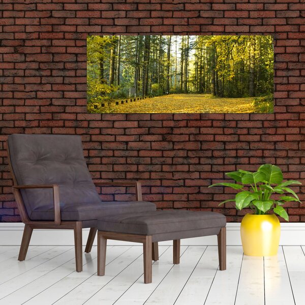Slika - šuma u jesen (120x50 cm)