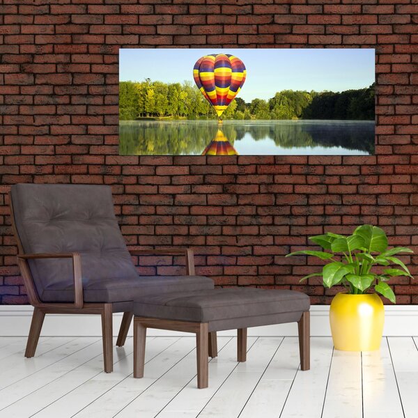 Slika balona na jezeru (120x50 cm)