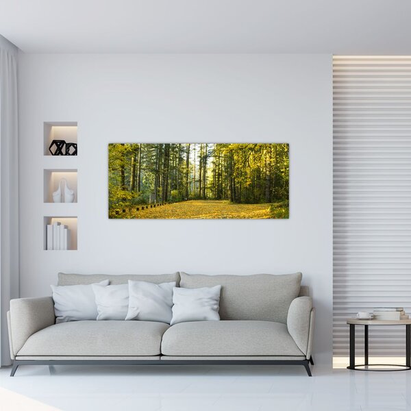 Slika - šuma u jesen (120x50 cm)