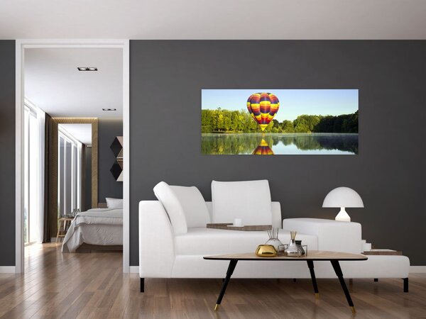 Slika balona na jezeru (120x50 cm)