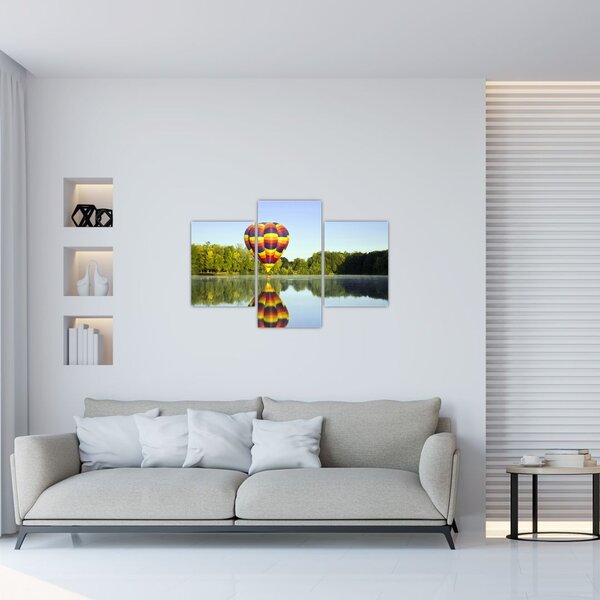 Slika balona na jezeru (90x60 cm)