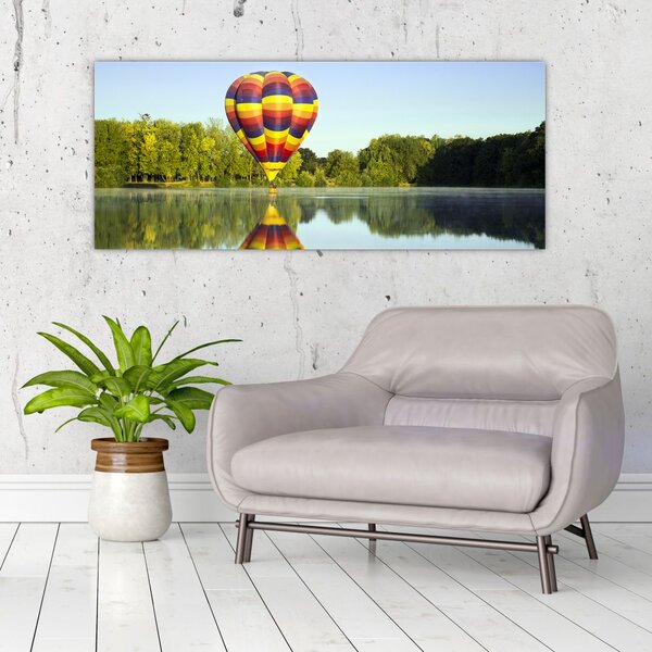 Slika balona na jezeru (120x50 cm)