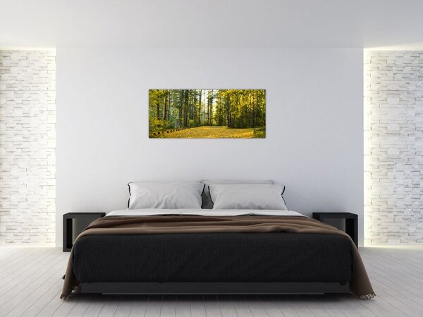 Slika - šuma u jesen (120x50 cm)
