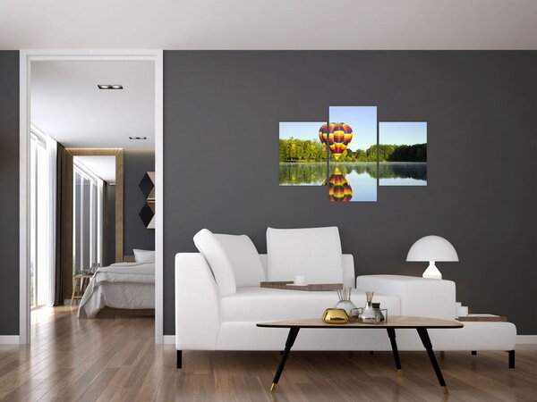 Slika balona na jezeru (90x60 cm)