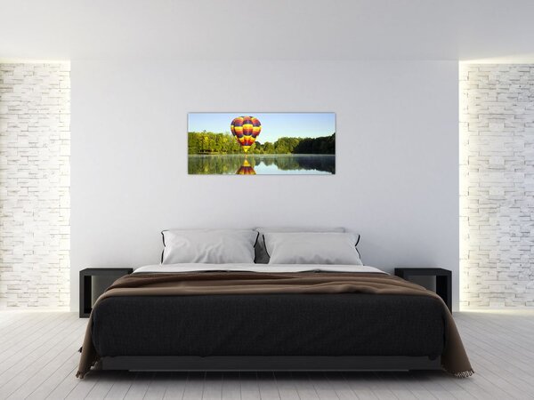 Slika balona na jezeru (120x50 cm)