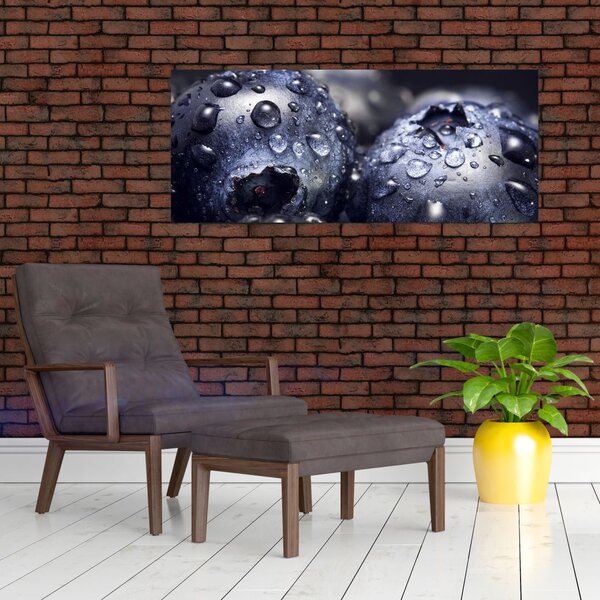 Slika voća s kapima vode (120x50 cm)