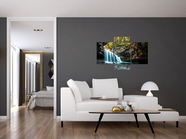 Slika šumskog vodopada (90x60 cm)