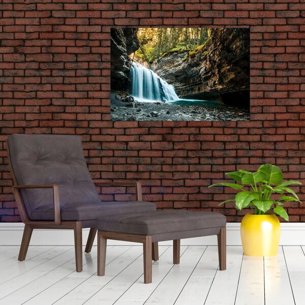 Slika šumskog vodopada (90x60 cm)