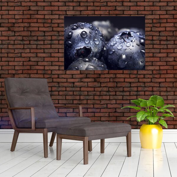 Slika voća s kapima vode (90x60 cm)