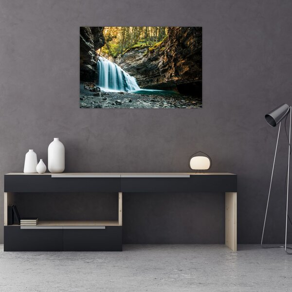 Slika šumskog vodopada (90x60 cm)