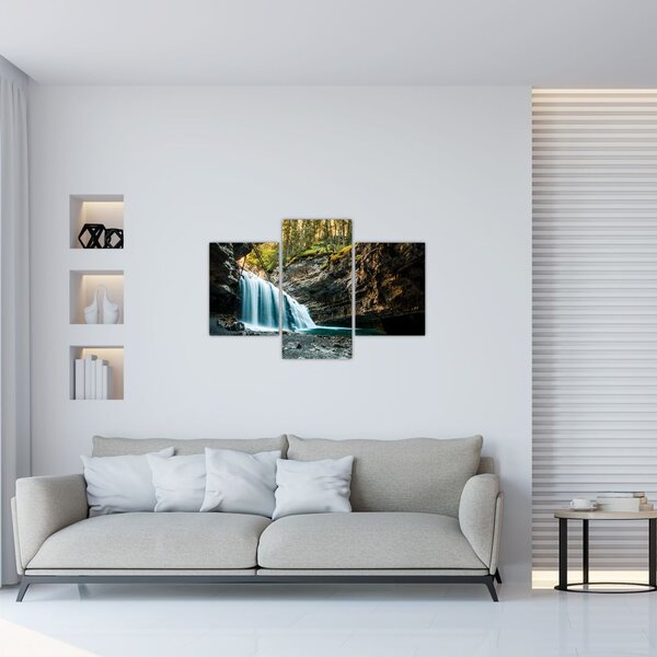 Slika šumskog vodopada (90x60 cm)