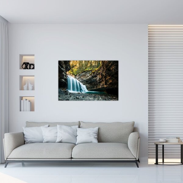 Slika šumskog vodopada (90x60 cm)