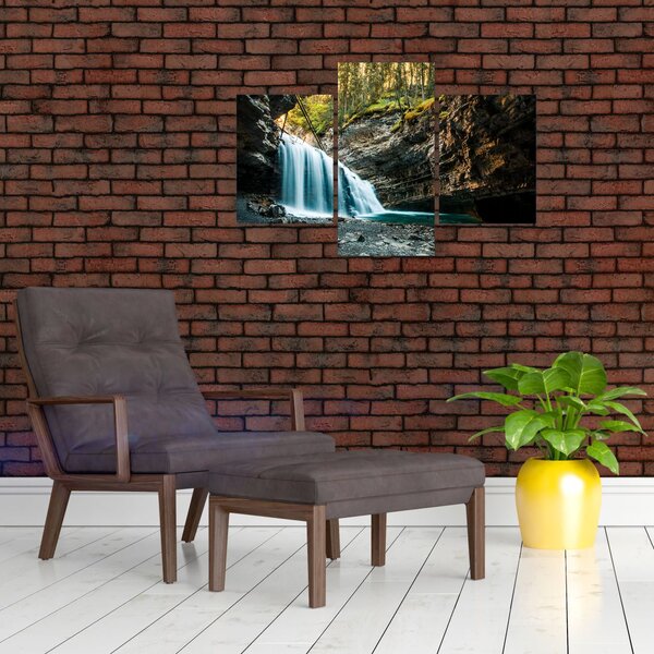 Slika šumskog vodopada (90x60 cm)