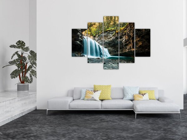 Slika šumskog vodopada (150x105 cm)