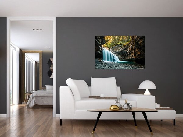 Slika šumskog vodopada (90x60 cm)