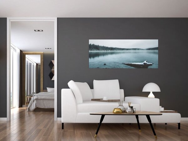 Slika - ledeno sjeverno jezero (120x50 cm)