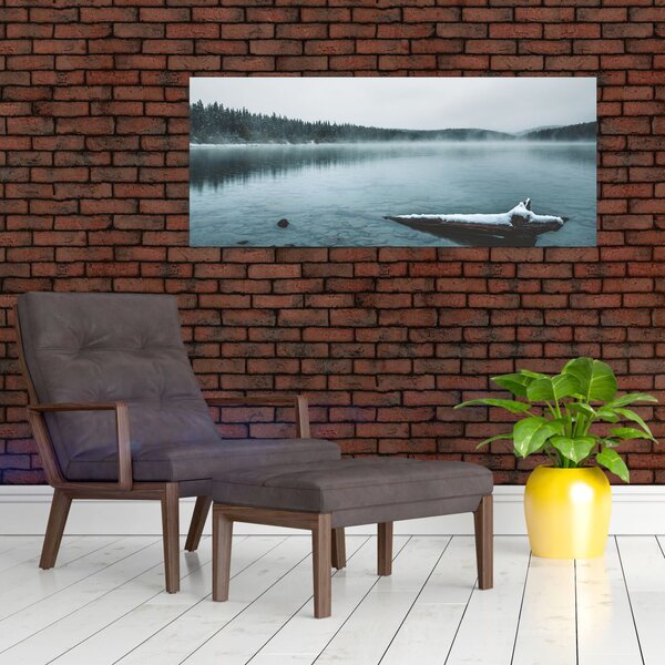 Slika - ledeno sjeverno jezero (120x50 cm)