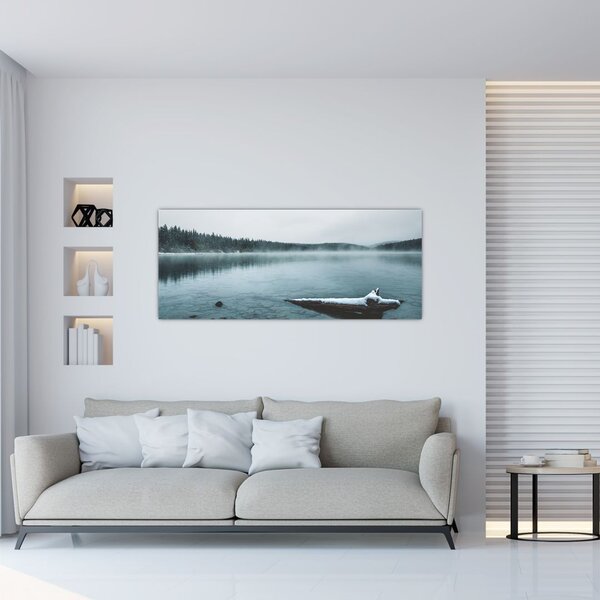 Slika - ledeno sjeverno jezero (120x50 cm)