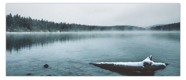 Slika - ledeno sjeverno jezero (120x50 cm)