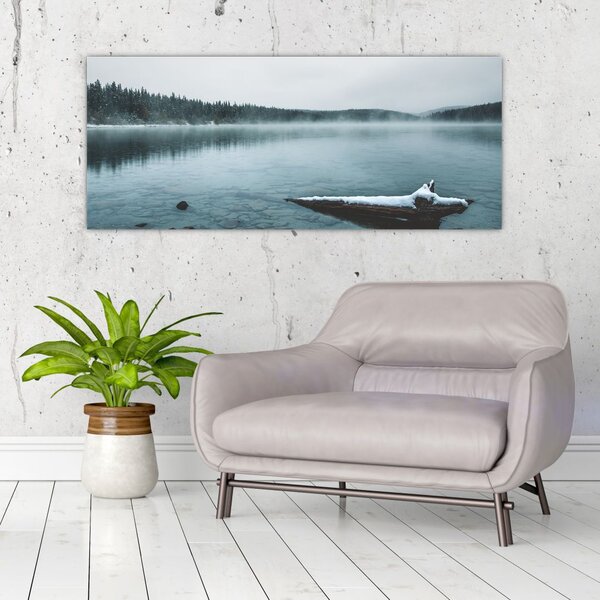 Slika - ledeno sjeverno jezero (120x50 cm)