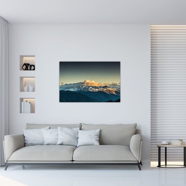 Slika - vrhovi planina (90x60 cm)