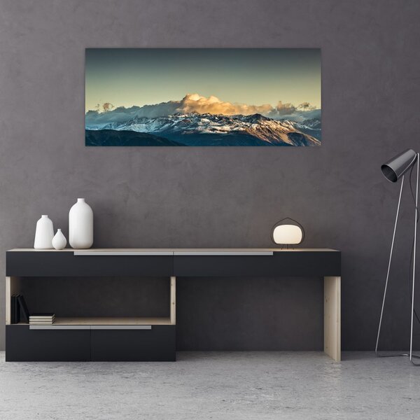 Slika - vrhovi planina (120x50 cm)