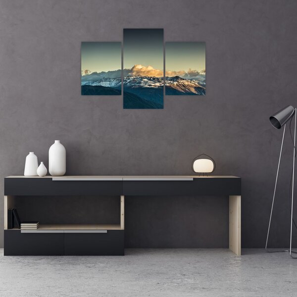 Slika - vrhovi planina (90x60 cm)