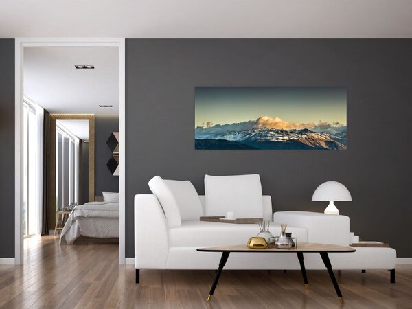 Slika - vrhovi planina (120x50 cm)