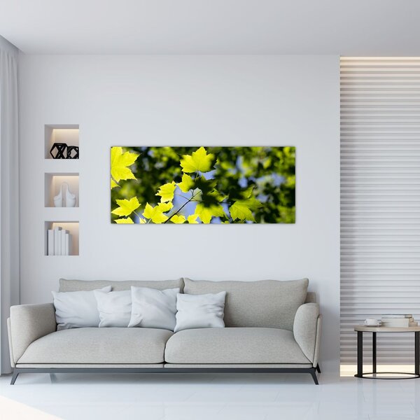 Slika - javorovo lišće (120x50 cm)