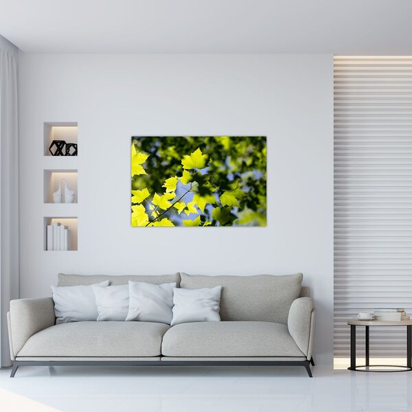 Slika - javorovo lišće (90x60 cm)