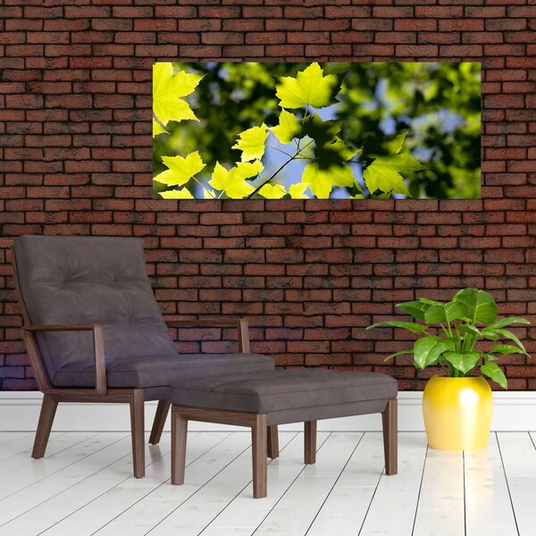 Slika - javorovo lišće (120x50 cm)