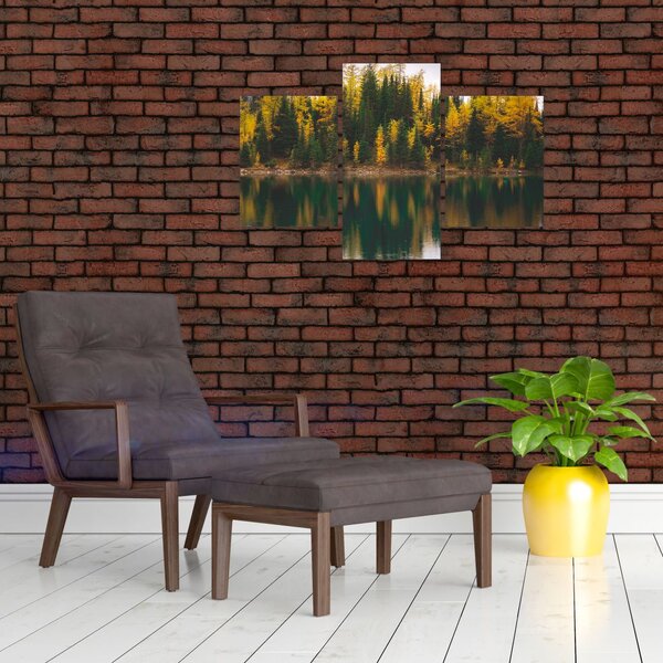Slika šumskog jezera (90x60 cm)